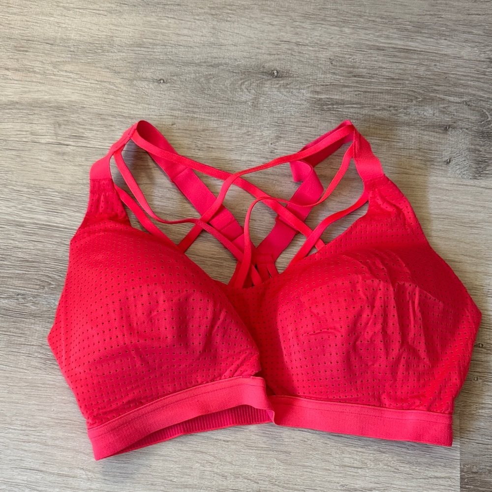 Women's Red Strappy Bralette